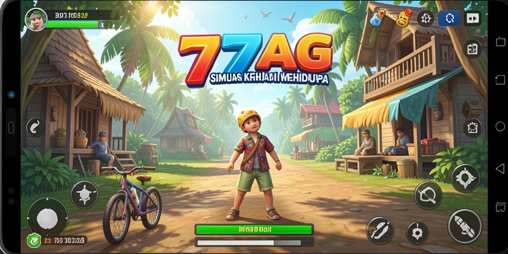 Tampilan gameplay menarik di 77AG dengan elemen simulasi yang mendalam.