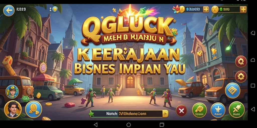 Tangkapan layar QGLUCK menunjukkan pengalaman gameplay Tycoon yang seru.