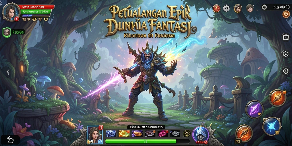 Screenshot permainan RI889 yang menampilkan pertarungan epik.