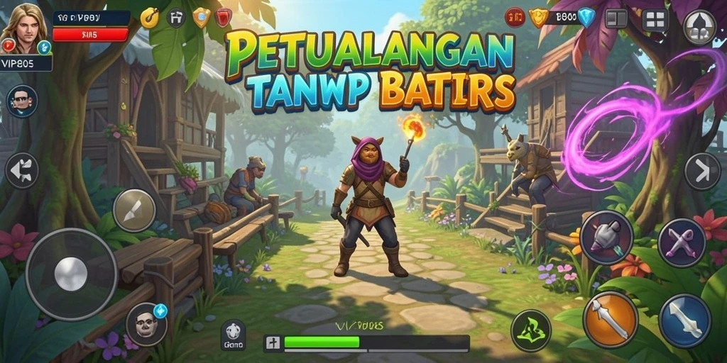 Tampilan gameplay VIP805 dengan dunia petualangan yang memukau.